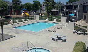 Chino apartment for rent - Comfy Pool Chairs at Park West Apartments, California