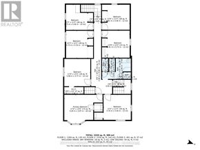 London East (East F) house for rent - A floor plan for a home with a total area of 3295 square feet.