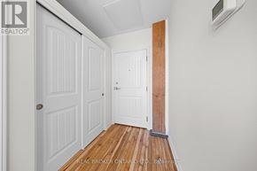 Carleton Place multi-family for rent - A hallway with white doors and a wooden floor.