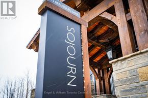 Blue Mountains condo for rent - A sign that says "SOCORN" is displayed in front of a building.