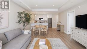 Brockton multi-family for rent - A black and white floor plan of a two bedroom apartment.