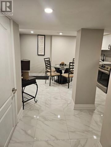 Hamilton (Centremount) house for rent - A living room with a brown couch and a flat screen TV.