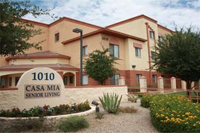 Phoenix apartment for rent - a picture of the exterior senior living building