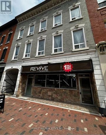 For rent in Belleville (Belleville Ward) - A building with a Revive Studios sign on the front.