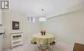 Ajax (Central West) house for rent - A dining room with a table set for four.