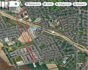Lasalle apartment for rent - A map shows a red line indicating a route through a city with various landmarks and streets labeled.