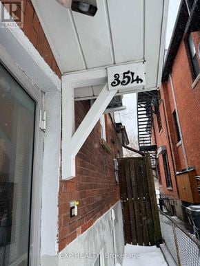 Toronto (Junction Area) multi-family for rent - A building with the number 354 on the sign above the door.