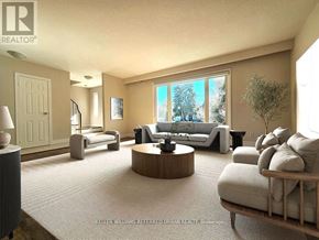 Pickering (West Shore) apartment for rent - A well-lit living room with a large window and furniture.