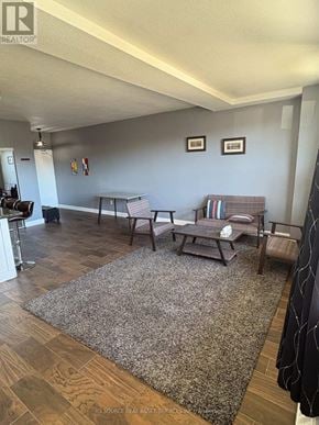 Hamilton (Vincent) townhouse for rent - A living room with a couch, chair, and a coffee table.