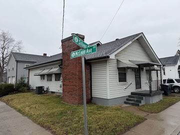 New Albany apartment for rent - A house with a sign that says "Silver Ave" in front of it.