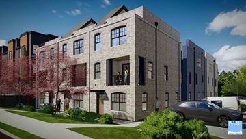 Nashville apartment for rent - A modern apartment complex with a mix of brick and panel buildings.