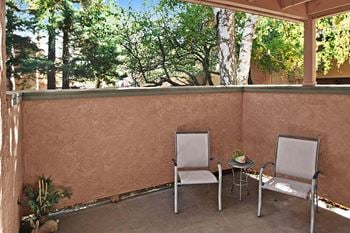 Outdoor patio area