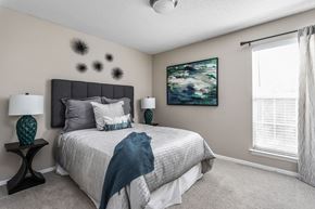 Cordova townhouse for rent - Spacious apartment bedroom with large window and plush carpeting