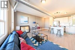 Hamilton apartment for rent - A living room with a blue couch and a coffee table.