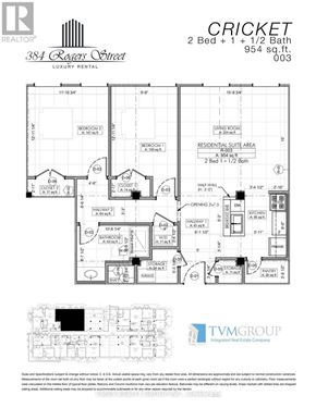 Peterborough (Ashburnham Ward 4) condo for rent - A black and white image of a floor plan for a property at 384 Rogers Street.
