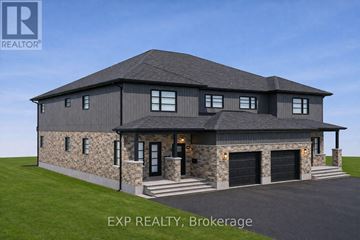 Russell apartment for rent - A rendering of a modern house with the text "EXP REALTY, Brokerage" in front of it.