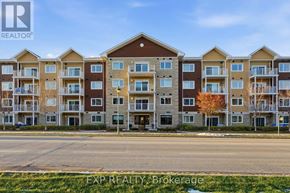 Carleton Place condo for rent - A row of apartment buildings with the EXP REALTY Brokerage logo in the foreground.