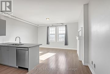 Hamilton (Gibson) apartment for rent - A kitchen with a sink and a window.