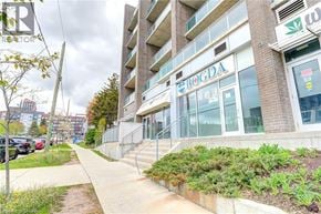 Waterloo condo for rent - A building with the sign "BOGDA" on the front.