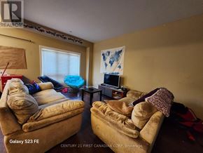 London North (North B) townhouse for rent - A living room with two couches and a television.