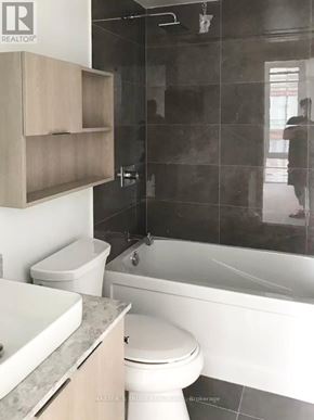 Toronto (Church-Yonge Corridor) condo for rent - A bathroom with a toilet, sink, and a shower.