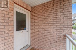 Ottawa condo for rent - A white door with a glass window and a number 10 on it.