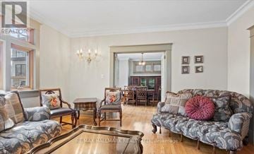 Toronto (Birchcliffe-Cliffside) apartment for rent - A living room with a grey sofa and a coffee table.