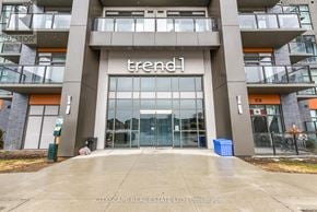 Hamilton (Waterdown) condo for rent - The front of a building with the word "trend" on it.