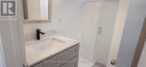 Toronto (Parkwoods-Donalda) apartment for rent - A bathroom with a sink and a mirror.