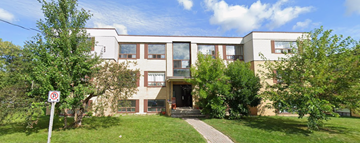Oshawa apartment for rent - A building with a no parking sign in front of it.