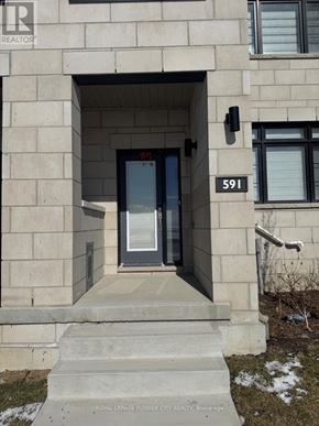 Clarington (Bowmanville) townhouse for rent - A building with the number 591 on it.