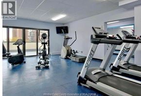 Windsor condo for rent - A gym with treadmills and elliptical machines.