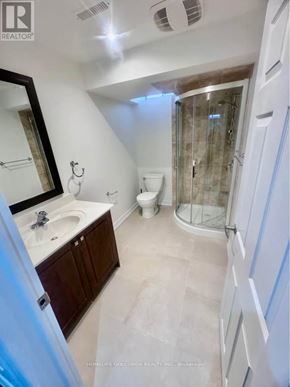 Richmond Hill (Observatory) apartment for rent - A bathroom with a sink, toilet, and shower.