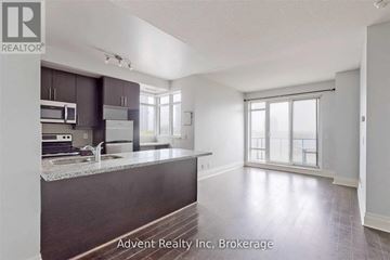 Markham (Unionville) condo for rent - A kitchen with a counter top and a sink.