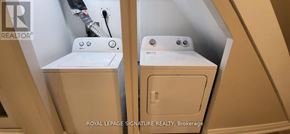 Kitchener apartment for rent - Two white boxes with dials and switches are shown in a split image.