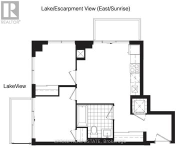 Hamilton (Durand) house for rent - A floor plan of a house with LakeView and a break area.