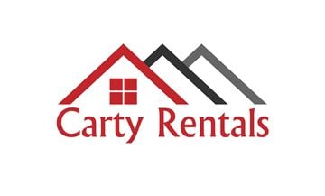 Bowling Green apartment for rent - A logo for Carty Rentals depicting a house with a roof.