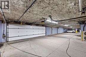 Windsor apartment for rent - A spacious garage with a car parked inside.