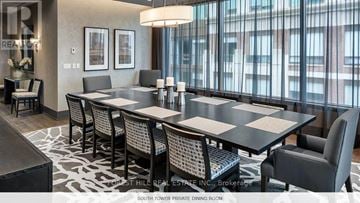 Toronto (Forest Hill South) house for rent - A dining room with a table set for six.