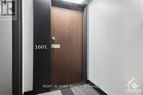 Ottawa condo for rent - A door with the number 1601 on it is shown.