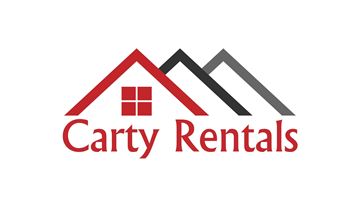Bowling Green apartment for rent - A logo for Carty Rentals depicting a house with a roof.
