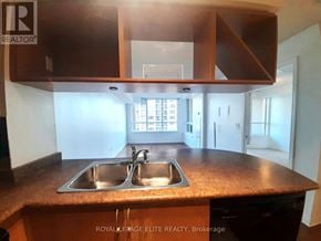 Mississauga (City Centre) condo for rent - A kitchen with a sink and cabinets.