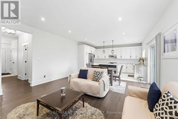 Welland (Lincoln/Crowland) apartment for rent - A modern living room with a coffee table and a sofa.