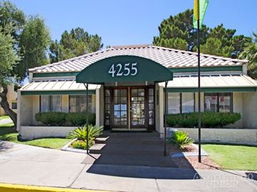 Las Vegas apartment for rent - The building number is 4255 and it is a green colored building.