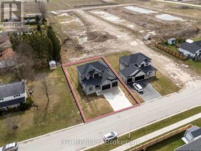 North Middlesex (Parkhill) apartment for rent - A red line is drawn on an aerial image of a property.