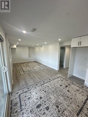 Georgina (Keswick South) apartment for rent - A large, empty room with a rug on the floor and a door to the right.