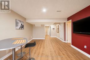 Vaughan (Vellore Village) townhouse for rent - A kitchen with a refrigerator, oven, and microwave.