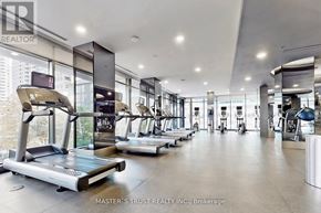 Toronto (Willowdale West) condo for rent - A gym with treadmills and exercise equipment.