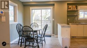 St. Catharines (Downtown) apartment for rent - A dining room with a table and chairs.