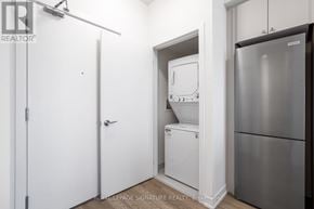 Clarington (Bowmanville) condo for rent - A white door is open to a small white bathroom.